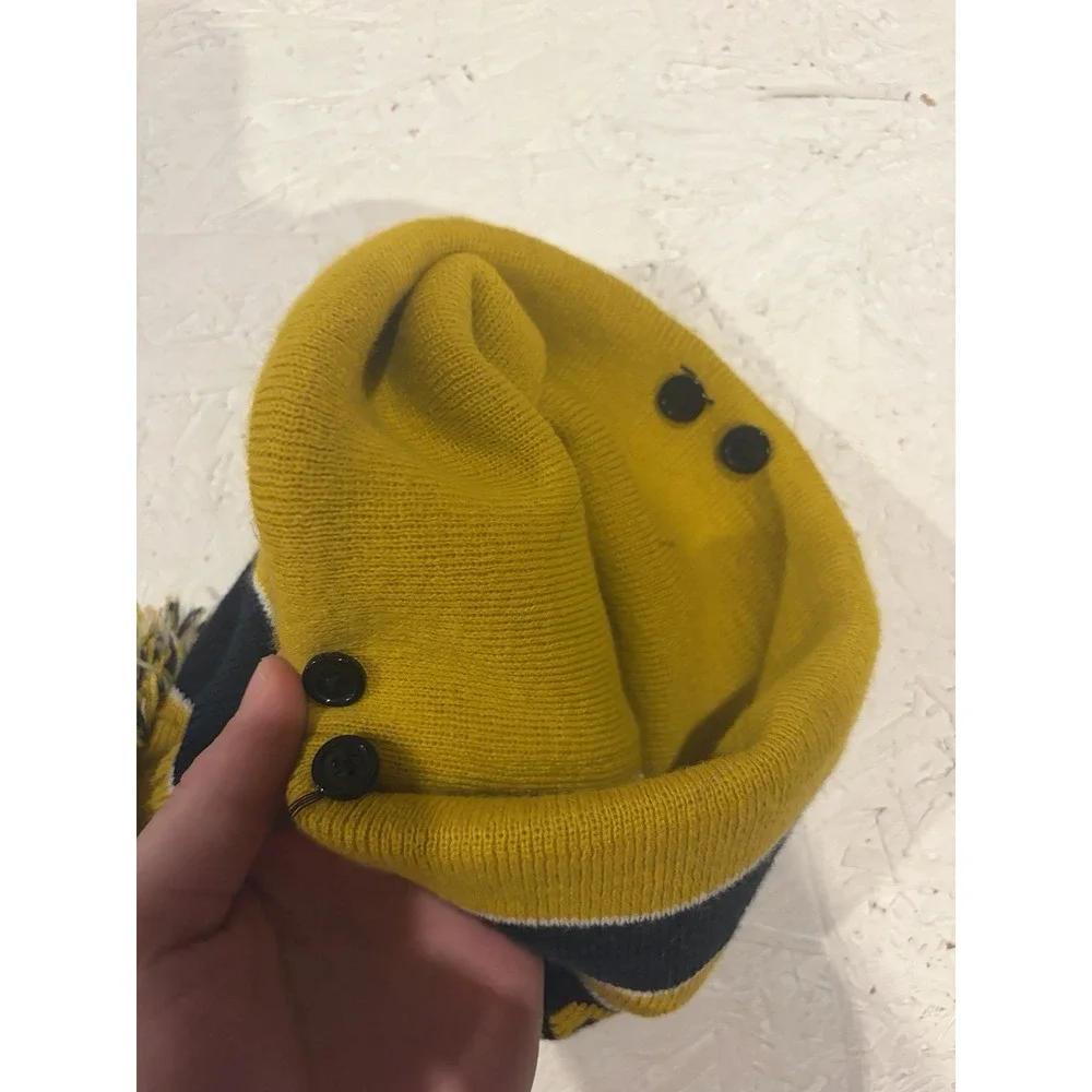 Old Time Hockey St Louis Blues Beanie Hat Cap NHL Blue Yellow Mens Comfort